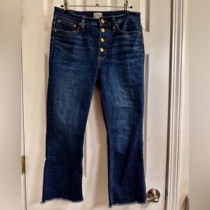J. Crew Dark Blue Flare Jeans